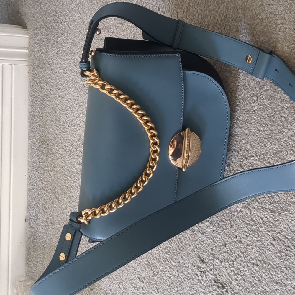 Marc Jacobs Blue, Navy and Gold Bag